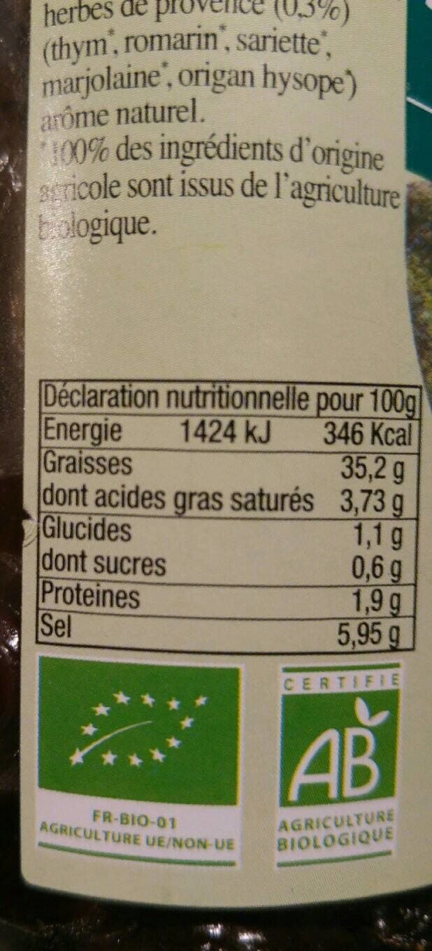 Saveurs Et Tradition Du Midi Olives noires packshot
