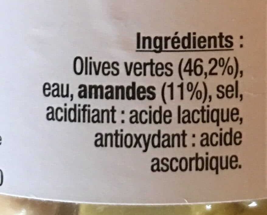 Saveurs & Tradition du Midi Olives farcies aux amandes packshot