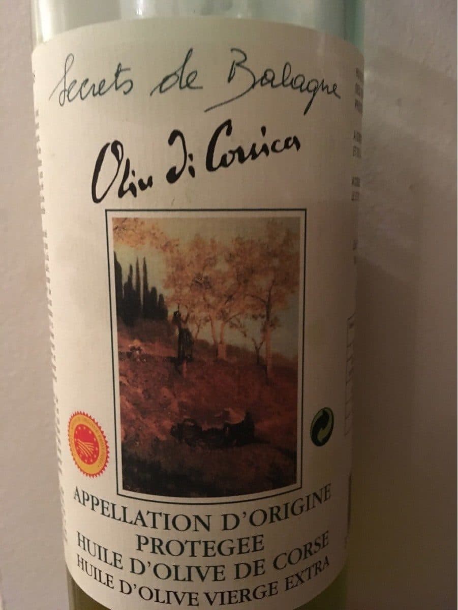 Secrets de Balagne Huile d'Olive Vierge Extra Corse AOP packshot