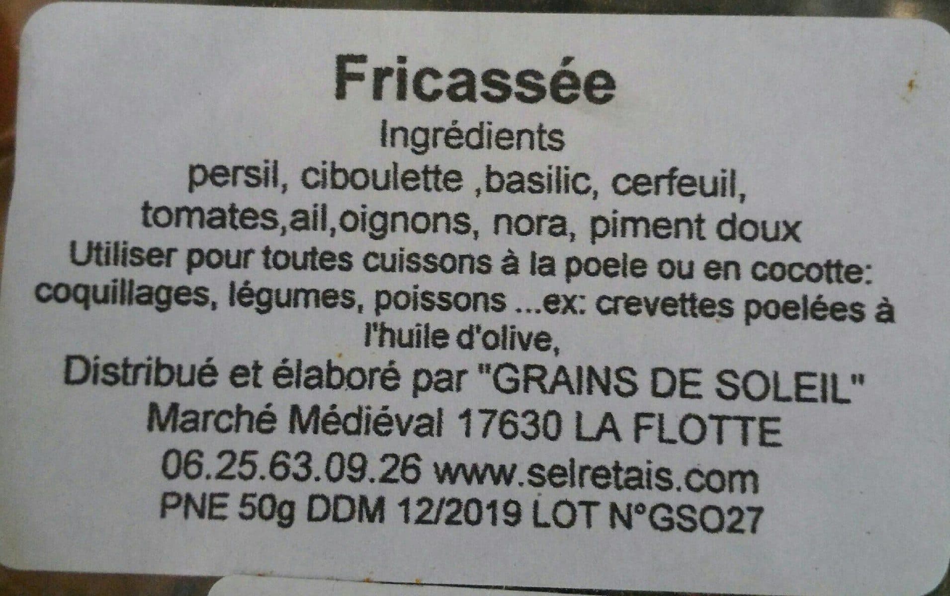 Open Food Facts Fricassée packshot