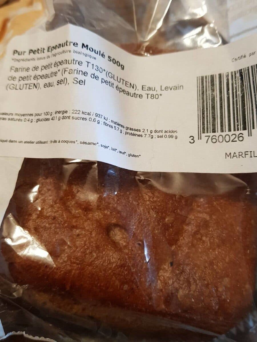 le pain au naturel Pain Pur petit épeautre moulé packshot