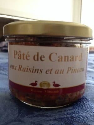 Maison Mitteault Pate De Canard Aux Raisins Et Aux Pineau packshot