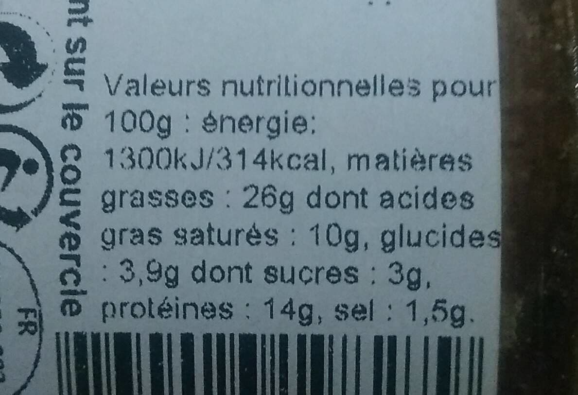 Maison Mitteault Pate De Canard Aux Raisins Et Aux Pineau packshot