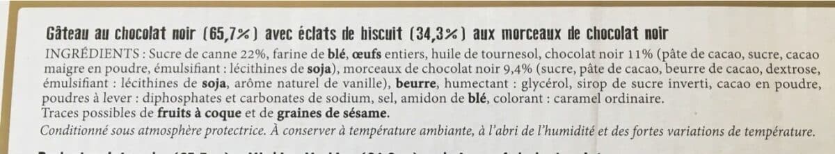 Maison Jacquemart 3 brookies au chocolat packshot