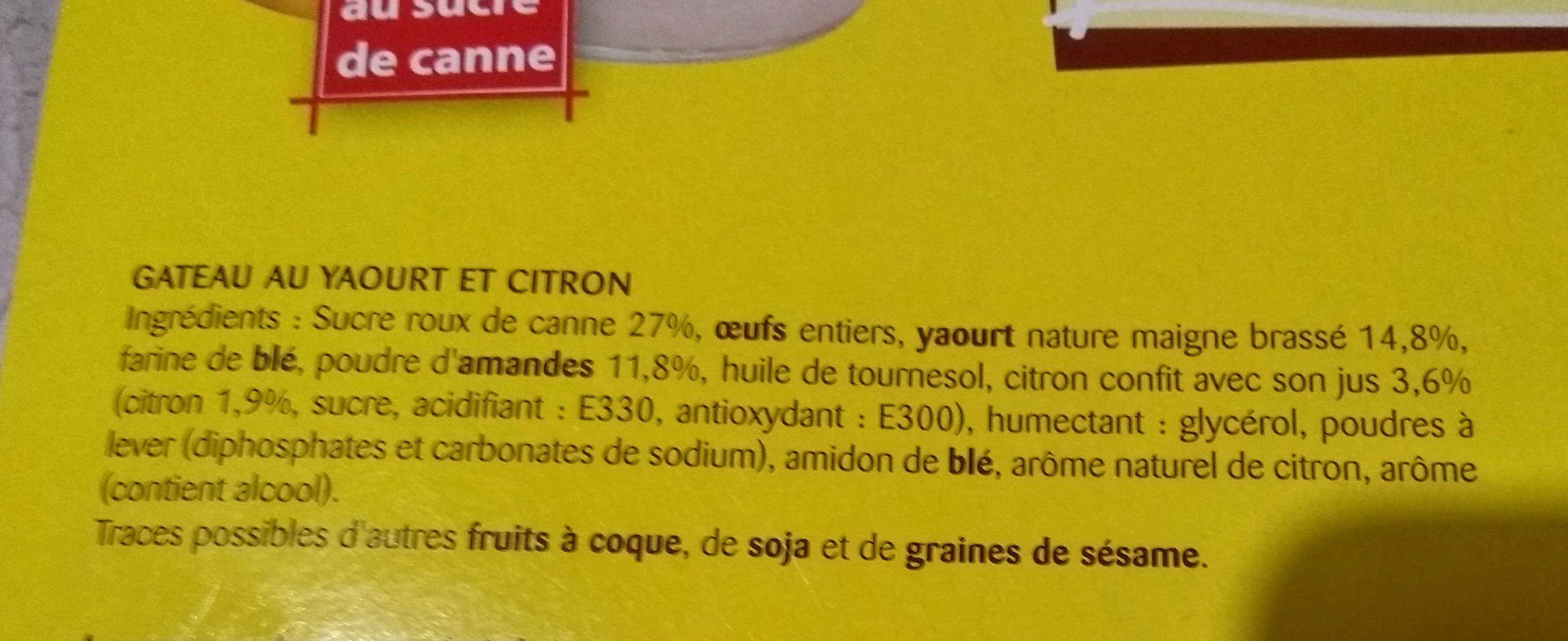 Les Comptes De La Marche Gâteaux moelleux yaourt au citron Comtes de la Marche packshot