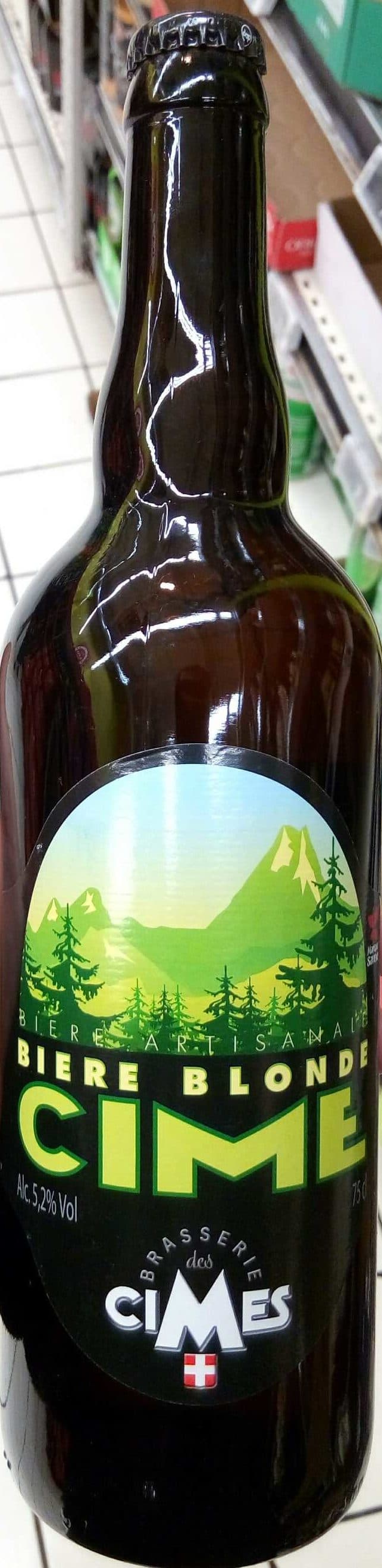 Brasserie des Cimes Cime packshot