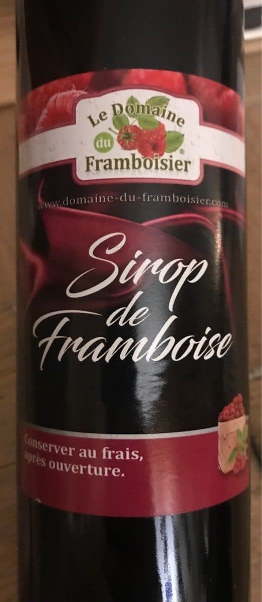 Le Domaine du Framboisier Sirop de franboise packshot