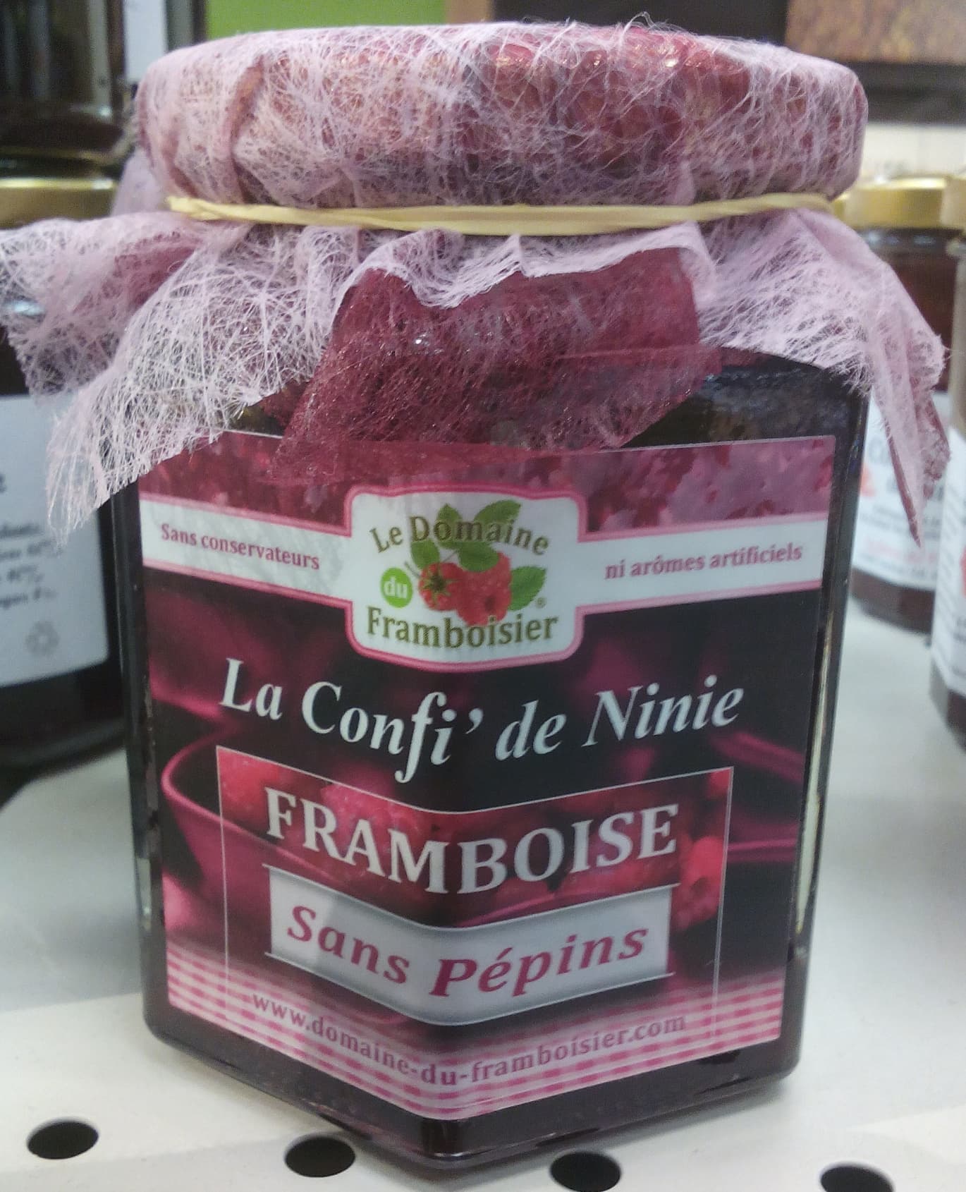 Le Domaine Framboisier Framboise Sans Pépins packshot