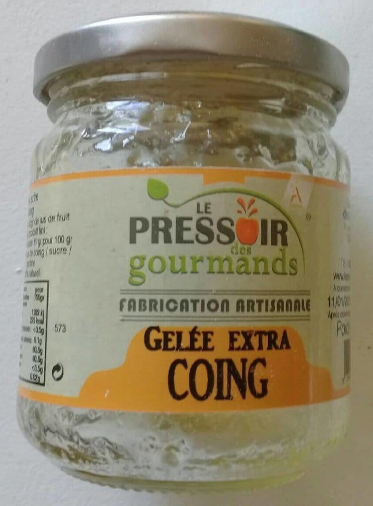 Le Pressoir des Gourmands Gelée extra coing packshot