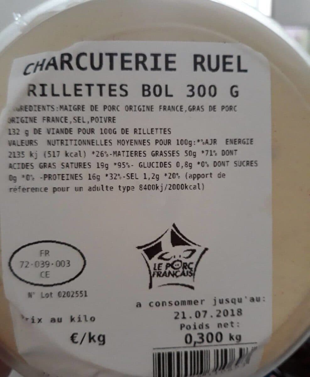 Charcuterie Ruel Rillettes de la Sarthe packshot