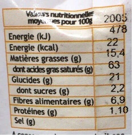 Open Food Facts Mini galette caramel au beurre salé packshot
