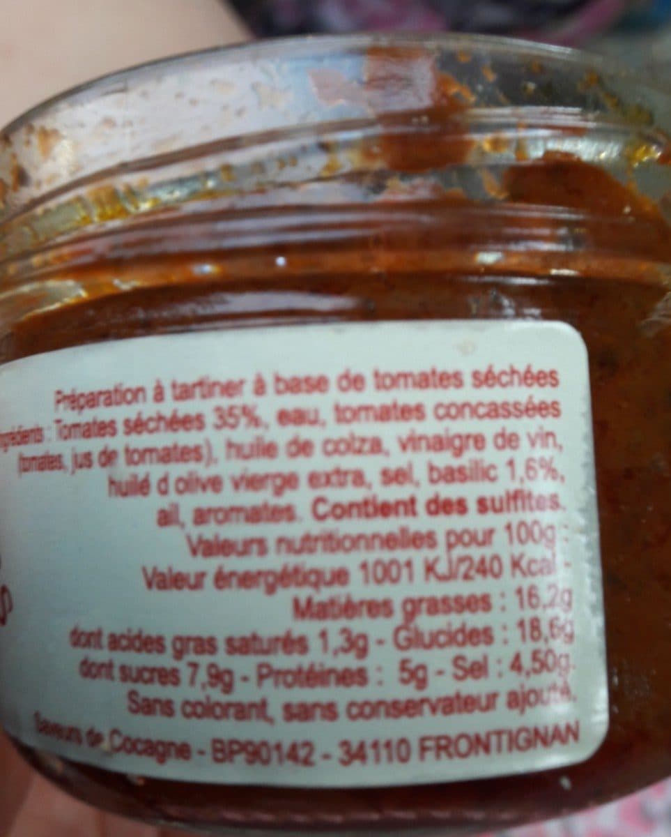 Open Food Facts Délices de tomates séchées packshot