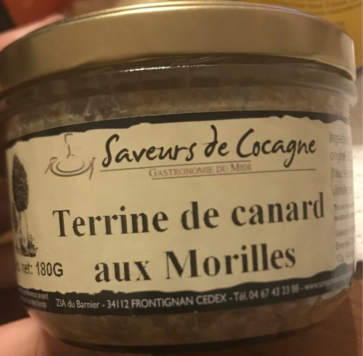 Open Food Facts Terrine de canard aux morilles packshot