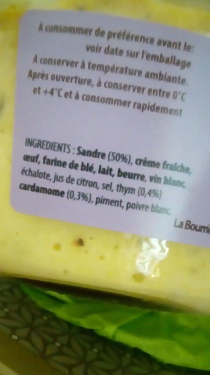Open Food Facts Sandre brun cardamome packshot