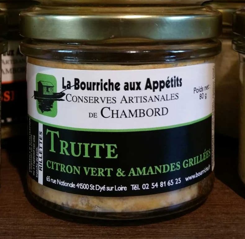 La Bourriche aux Appétits Rillettes Truite citron vert & amandes grillées packshot