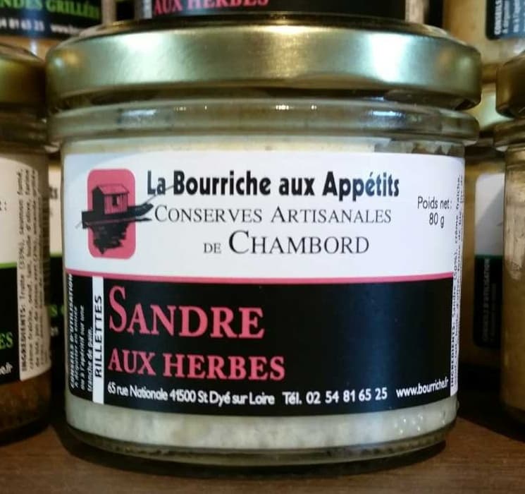 La Bourriche aux Appétits Rillettes Sandre aux herbes packshot