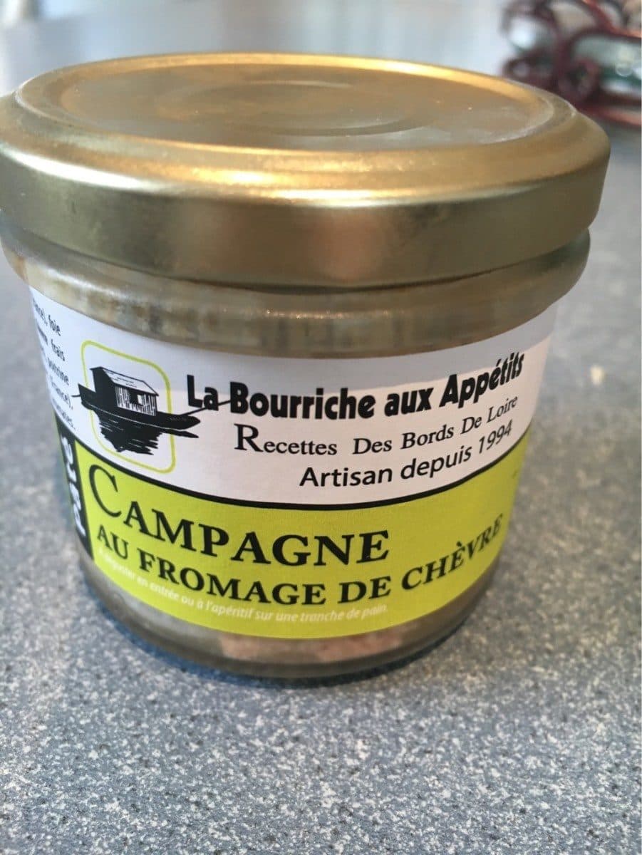 Open Food Facts Pate campagne au fromage de chèvre packshot