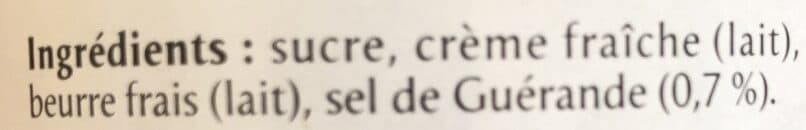 Open Food Facts Creme caramel au sel de guerande packshot