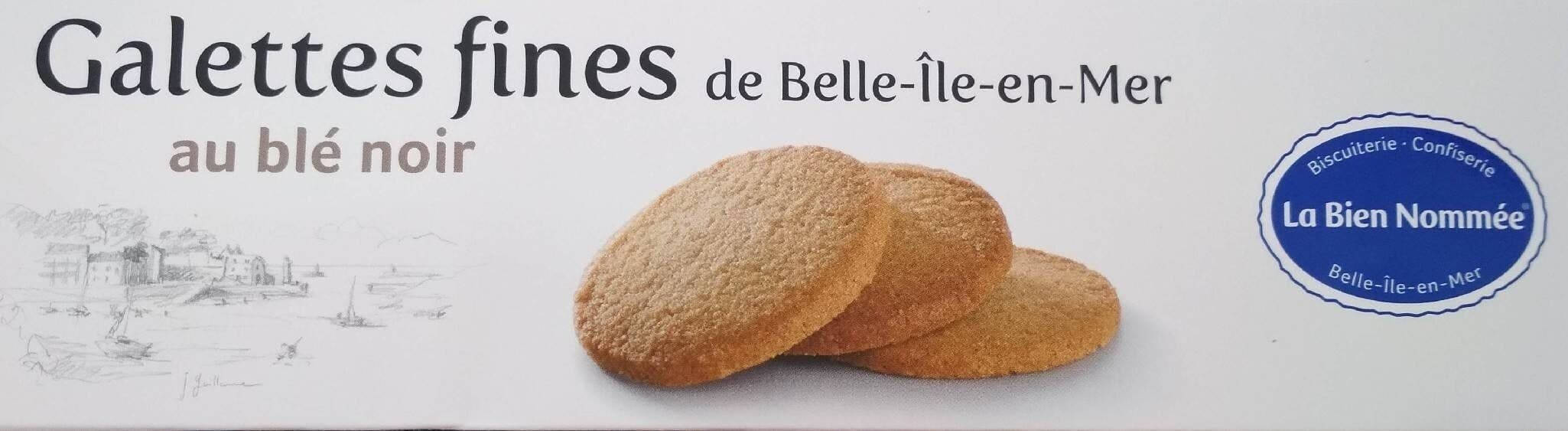 La Bien Nommée Galettes Fines de Belle île en Mer au blé noir packshot