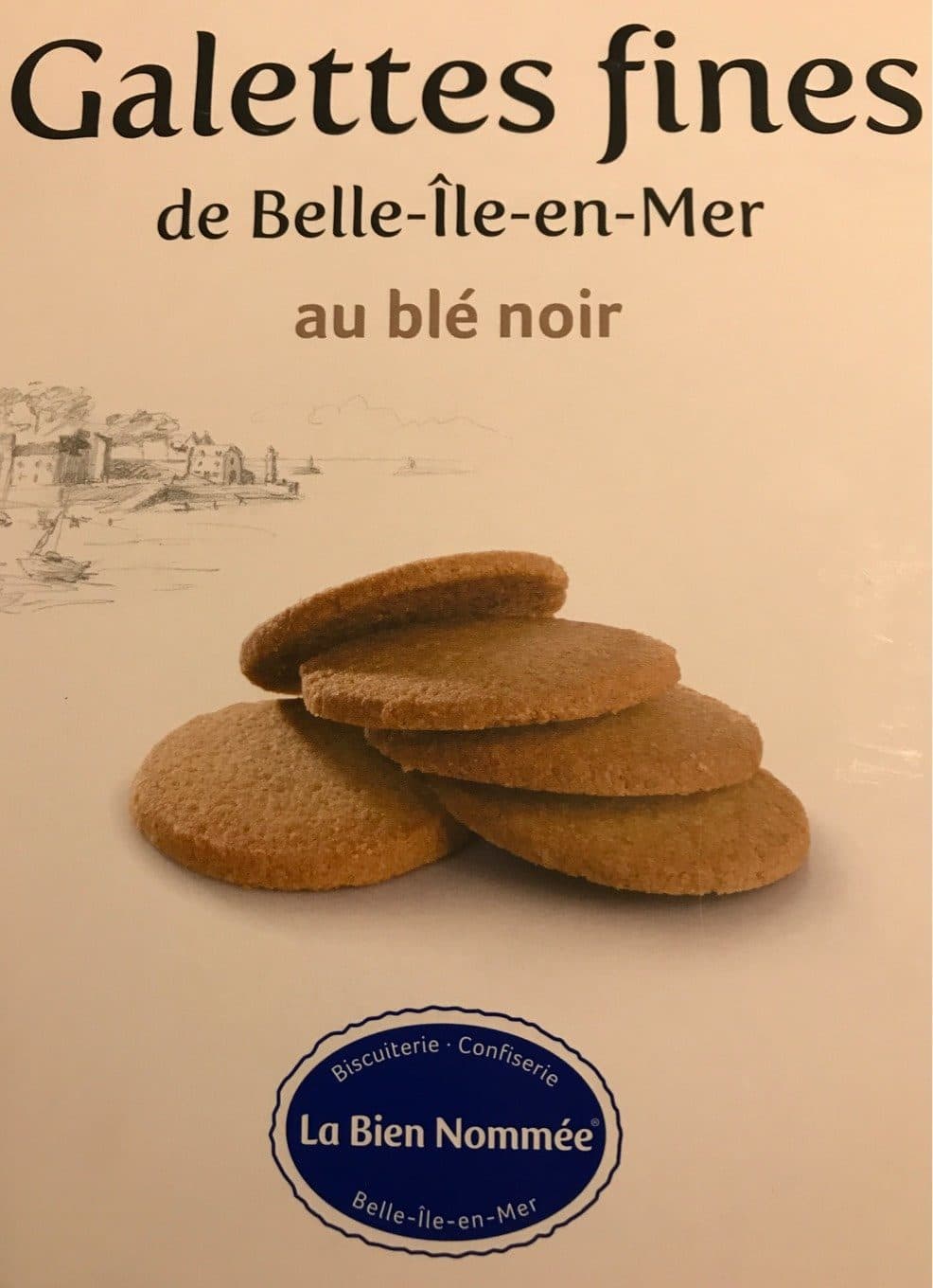 La Bien Nommée Galettes fines de Belle-Île-en-Mer au blé noir packshot