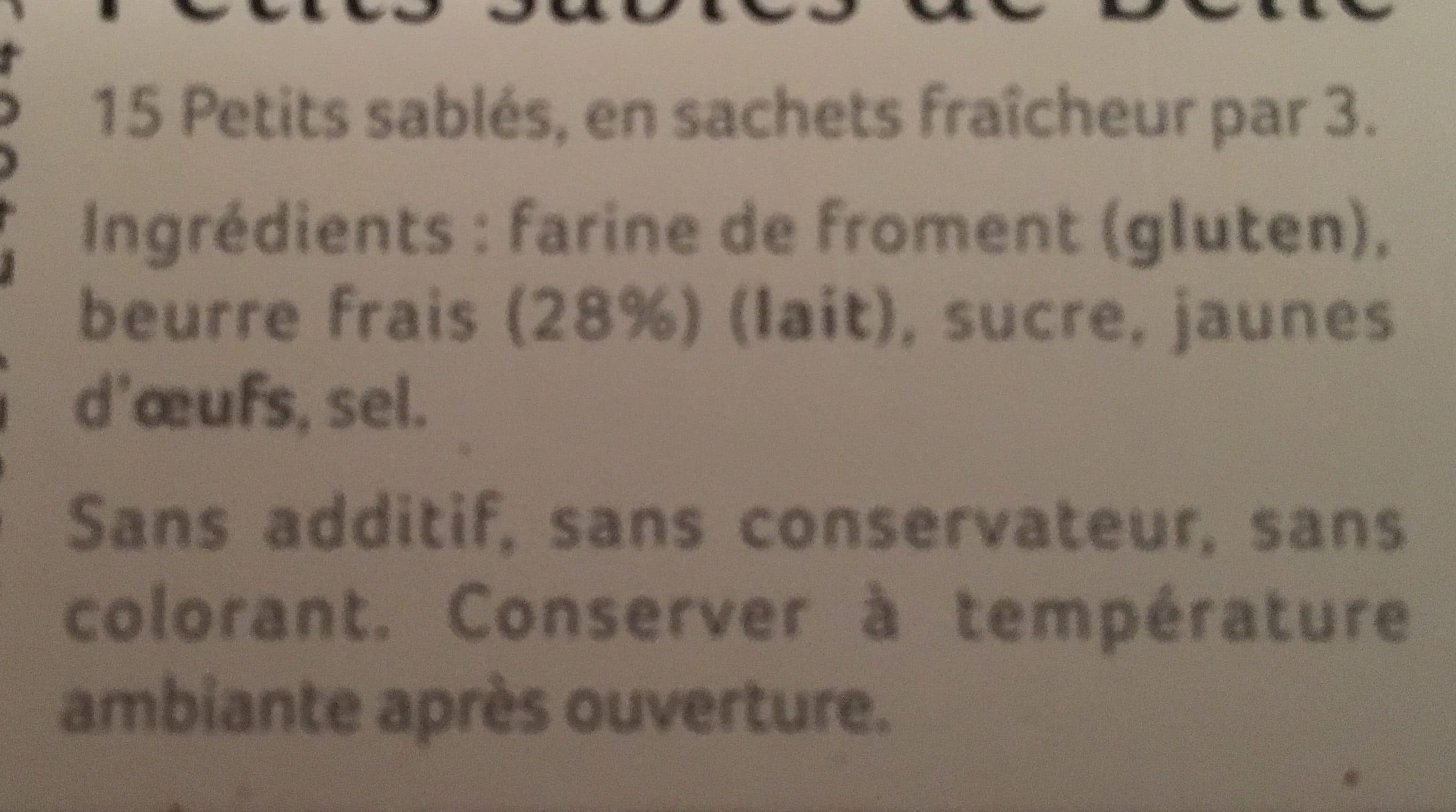 La Bien Nommée Petits sablés de Belle-Ile-en-Mer packshot