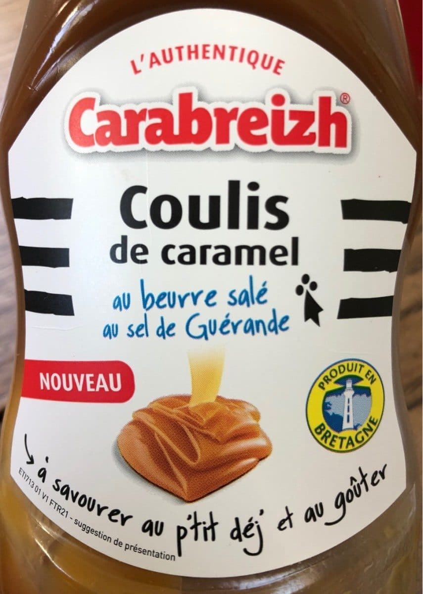Carabreizh Coulis de caramel packshot
