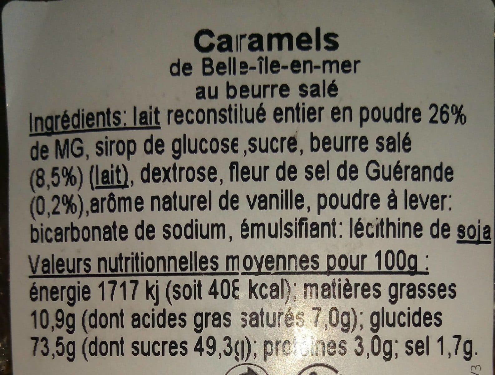 La Bien Nommée Caramels de Belle Ile en Mer packshot