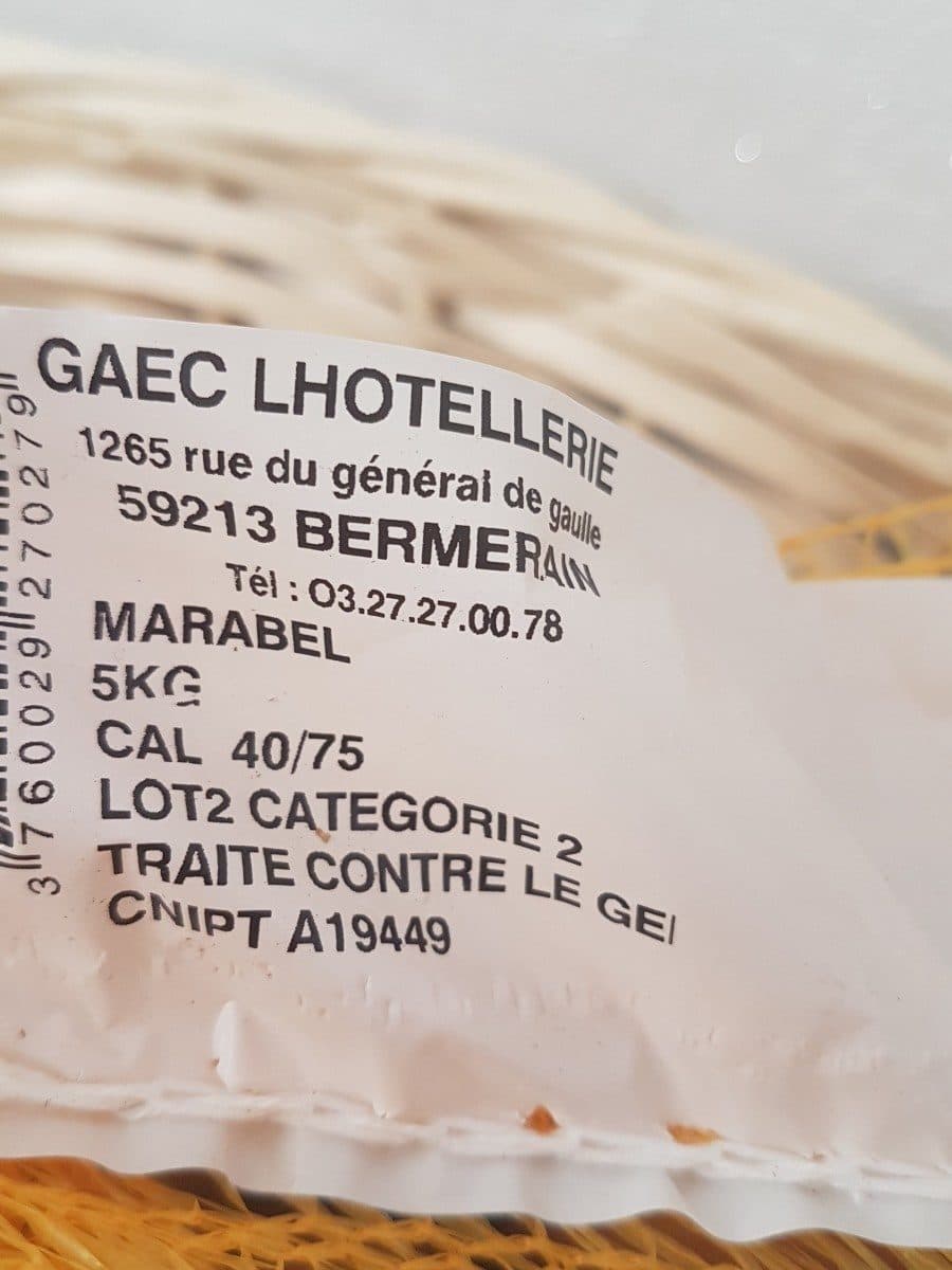 Marabel Pomme de terre packshot