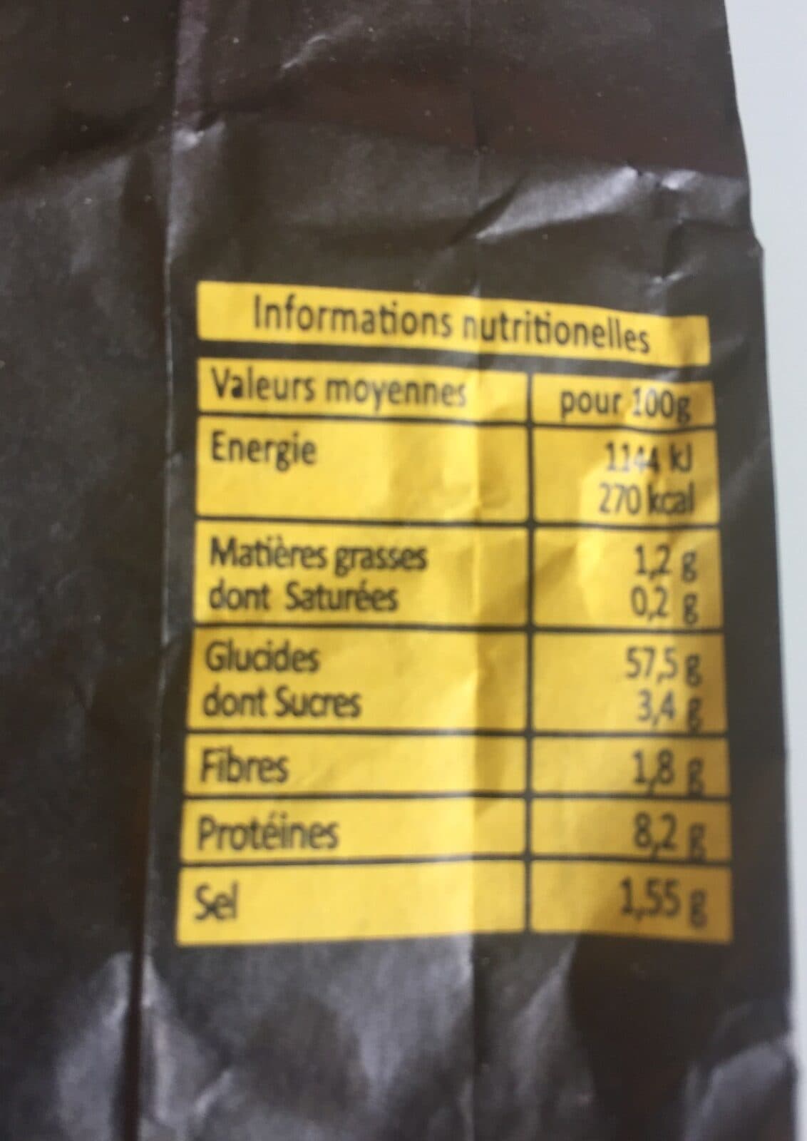 Open Food Facts La farinette d'antan packshot