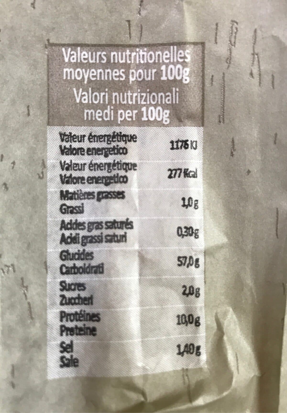 Pain d'or La baguette paysanne packshot