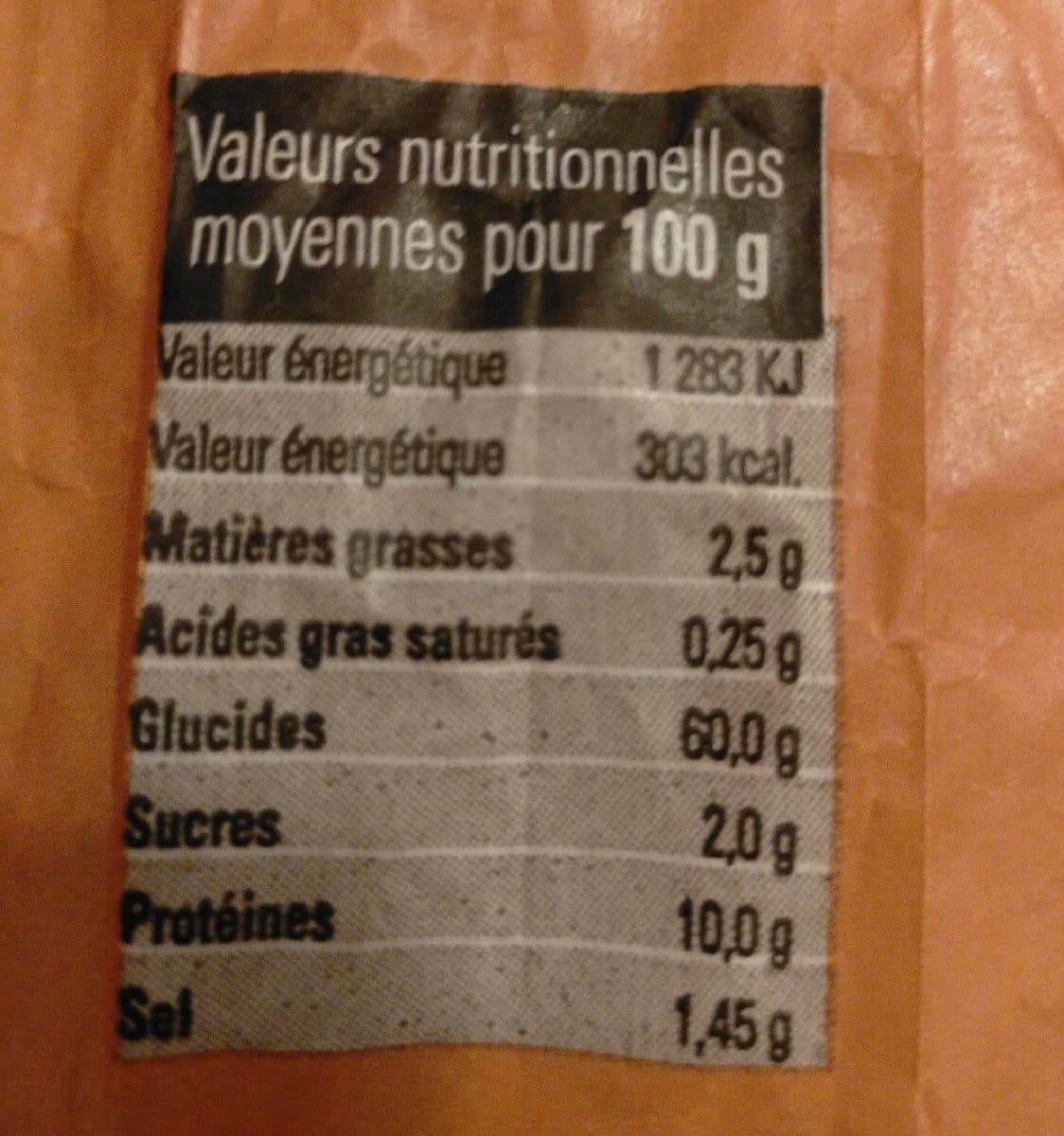 SuperU Baguette craquigraine packshot