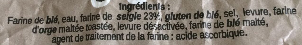 Intermarché Pain de seigle packshot