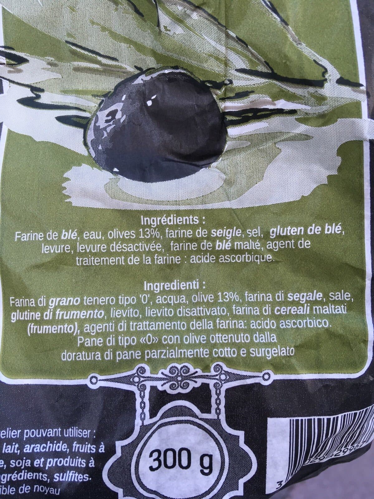Open Food Facts Pain aux Olives packshot
