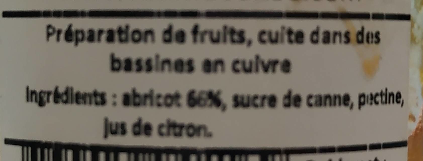 Dame cerise Confiture d'abricot packshot