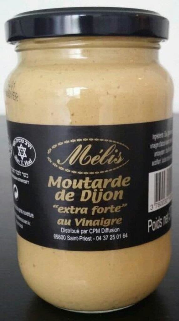 Mélis Moutarde de Dijon Extra Forte au Vinaigre packshot