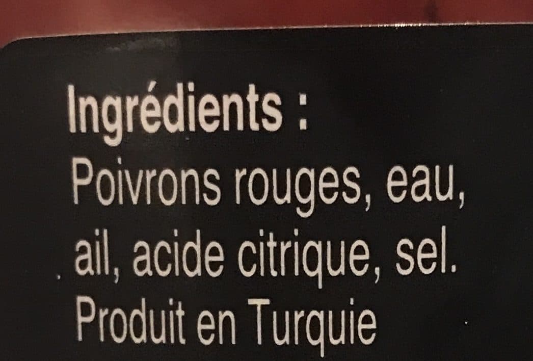 Melis Poivrons rouges grilles entiers packshot
