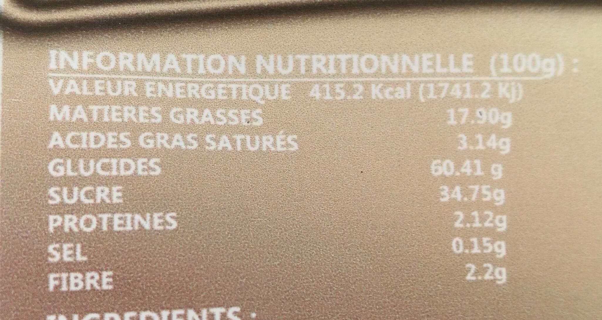 Open Food Facts Madeleines fourrées fraise packshot