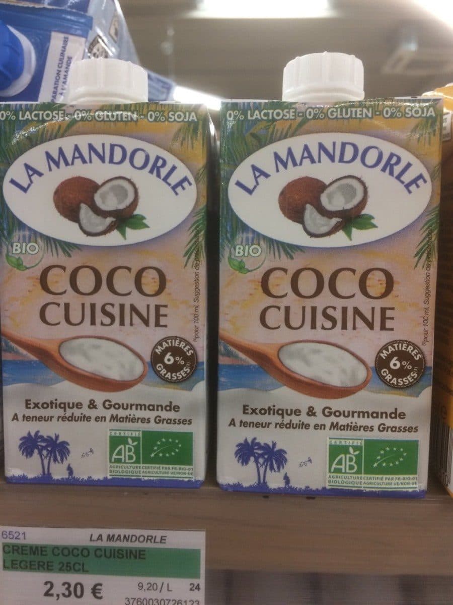 La Mandorle Coco cuisine packshot