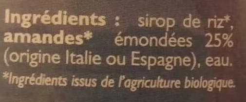 La Mandorle Délice d'Amandes packshot