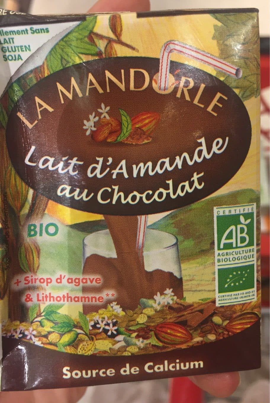 La mandorle Lait D'amande Chocolat packshot
