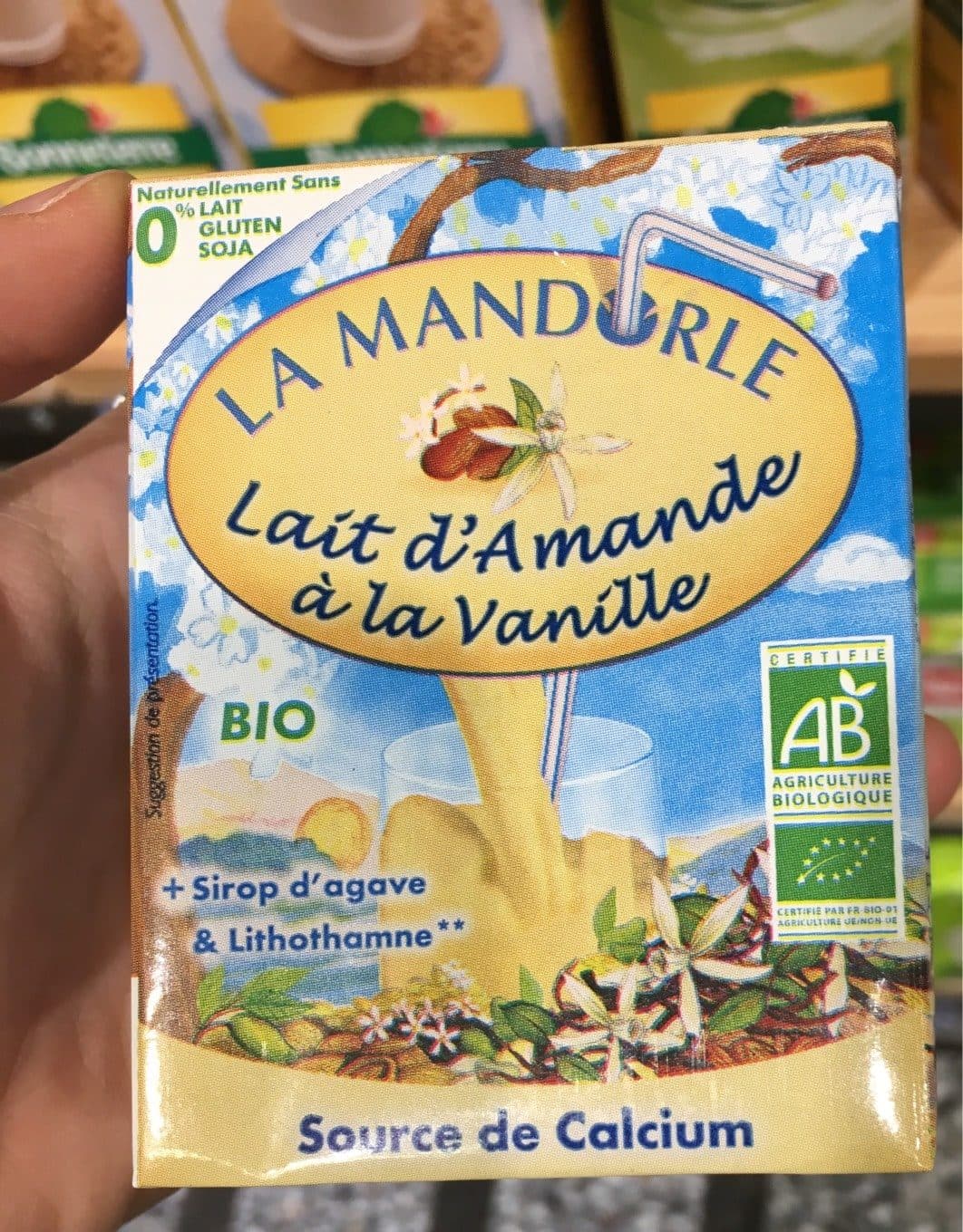 La mandorle Lai d'amande à la vanille packshot