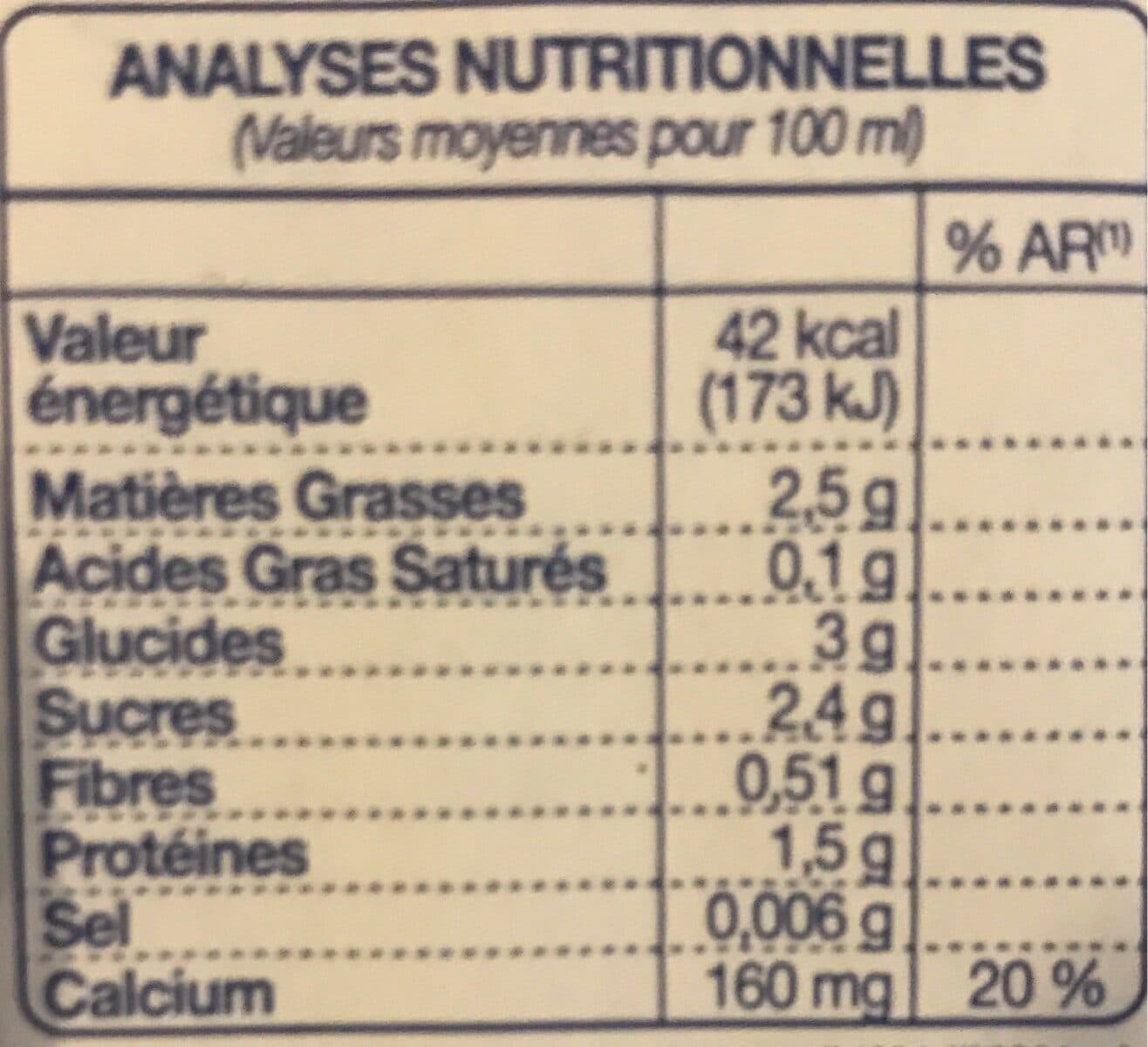 La mandorle Lai d'amande à la vanille packshot