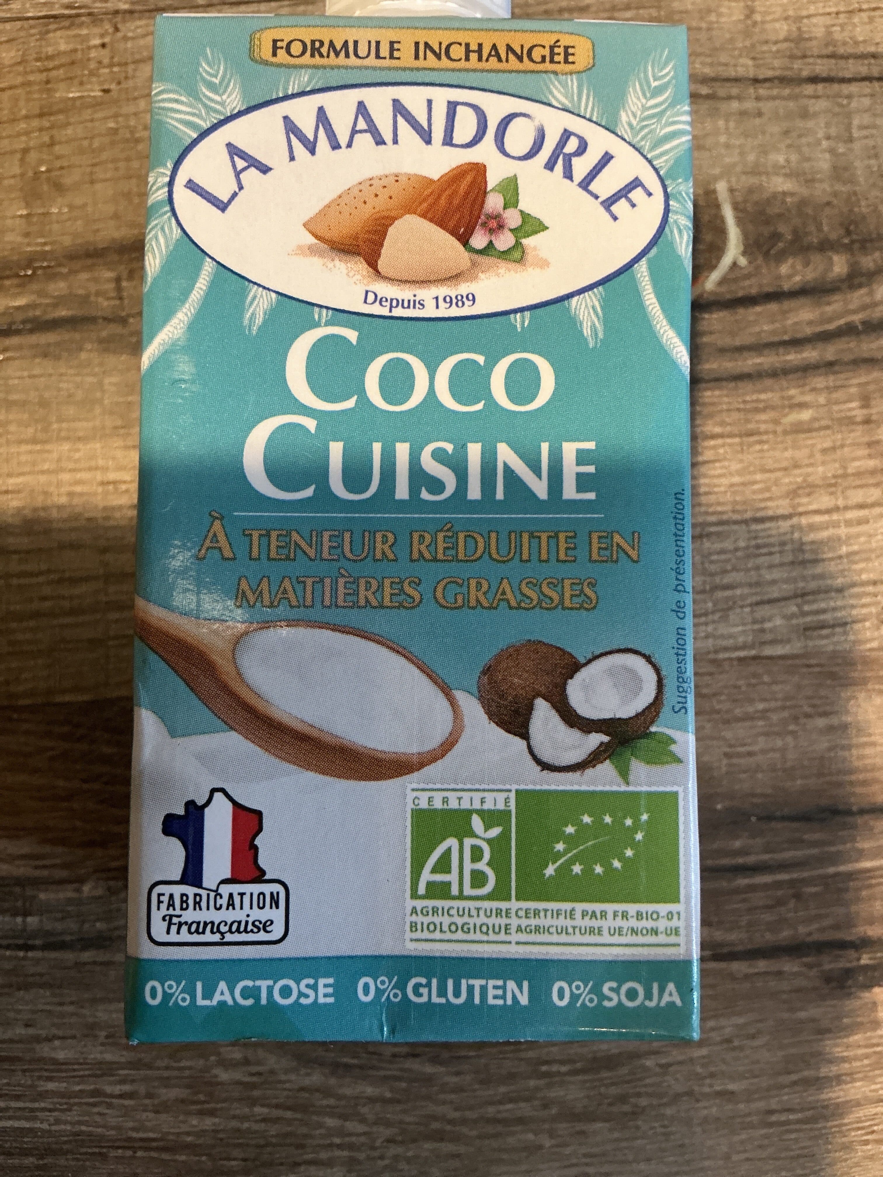 La Mandorle Coco cuisine (6 % MG) packshot