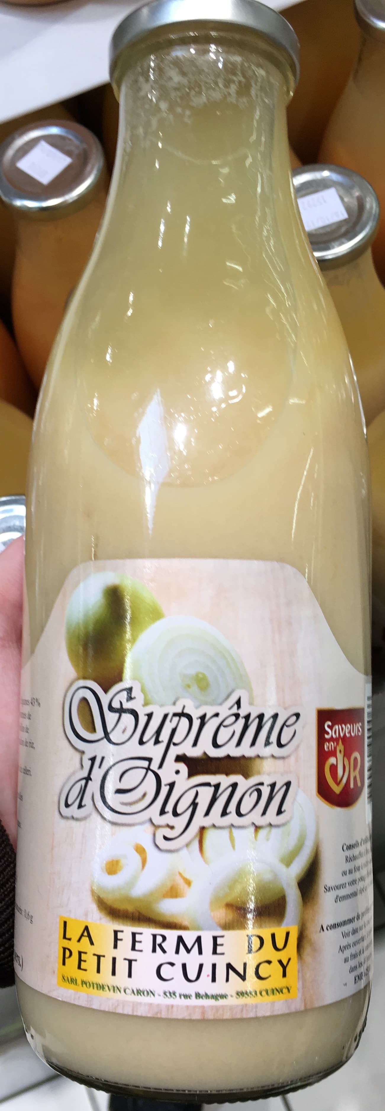 La Ferme du petit Cuincy Suprême d'Oignon packshot