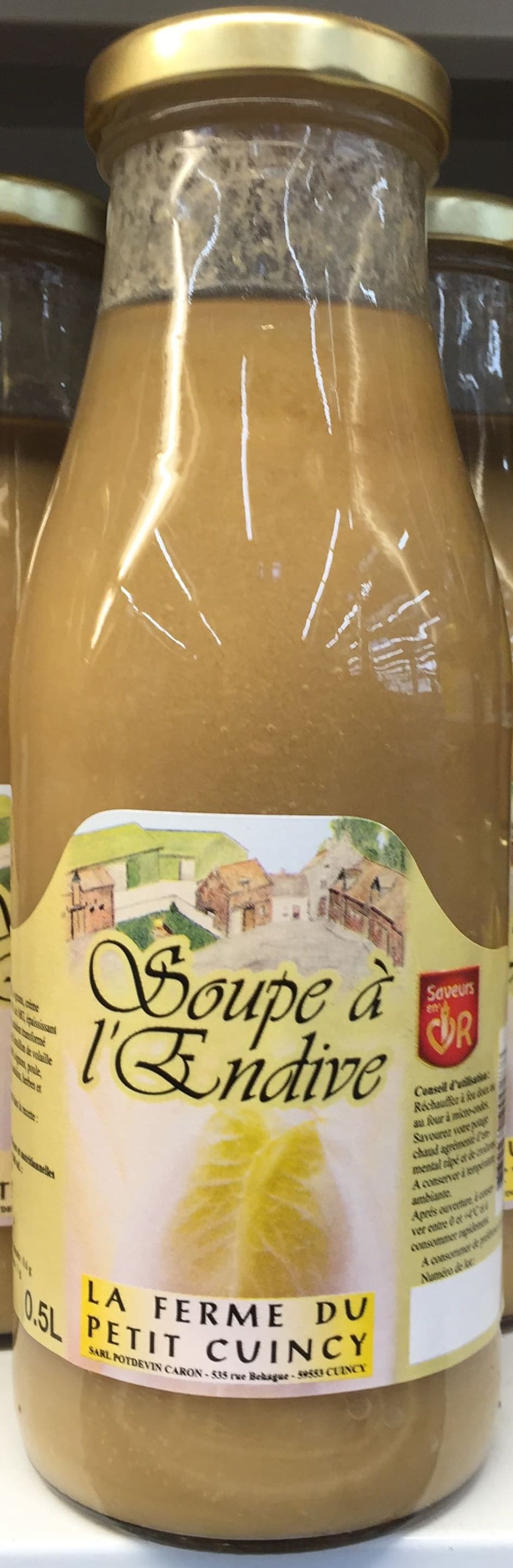 La ferme du petit Cuincy Soupe à l'endive packshot