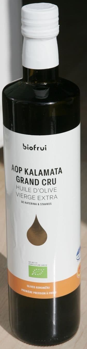 Biofrui Huile d’olive vierge extra AOP Kalamata packshot
