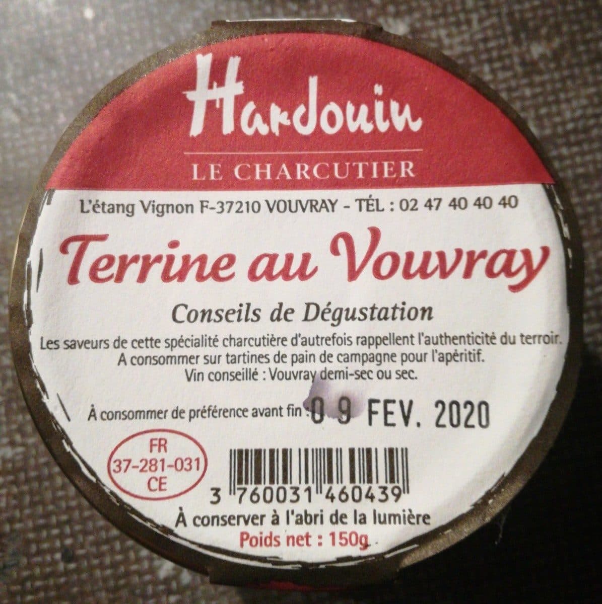Hardouin Terrine au Vouvray packshot