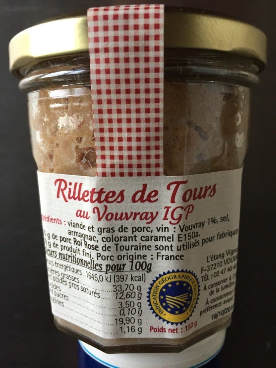 Hardouin Rillettes de Tours au Vouvray IGP packshot