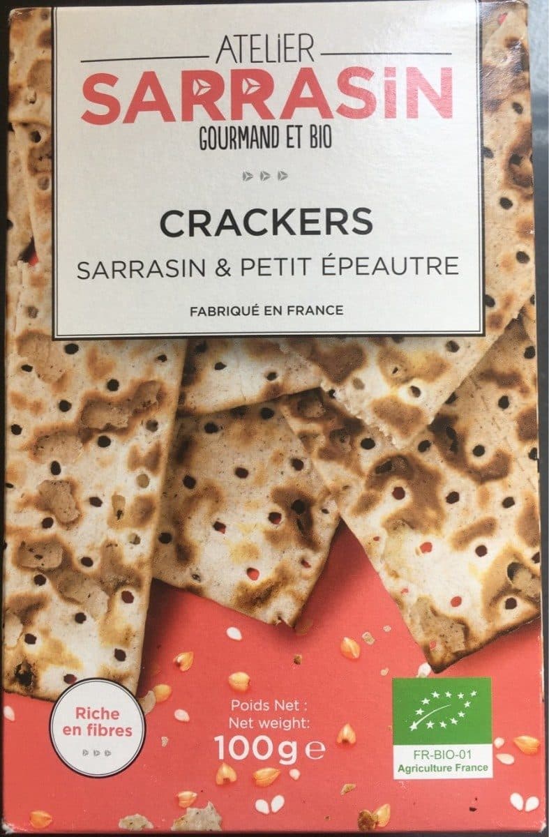 Open Food Facts Crackers sarrasin & petit epeautre packshot