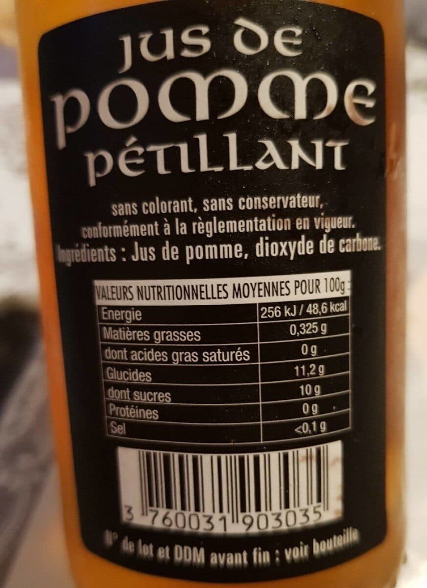 Château De Lezergue Pur jus de pomme pétillant packshot